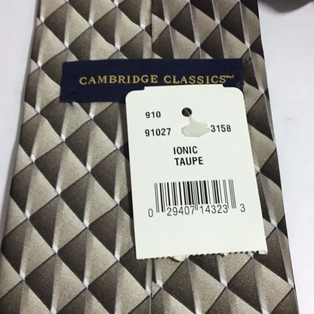 3/$20 Cambridge Classics Necktie Silk NEW